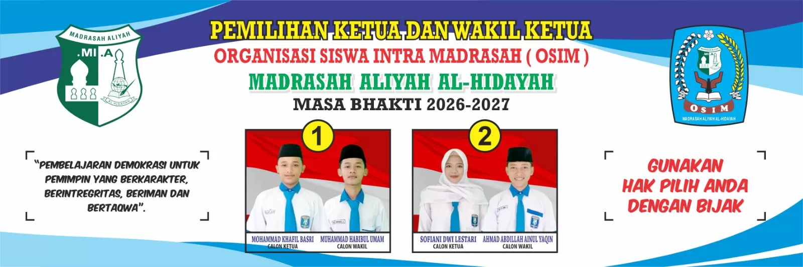 Pemilihan Ketua & wakil Ketua Osim 2026